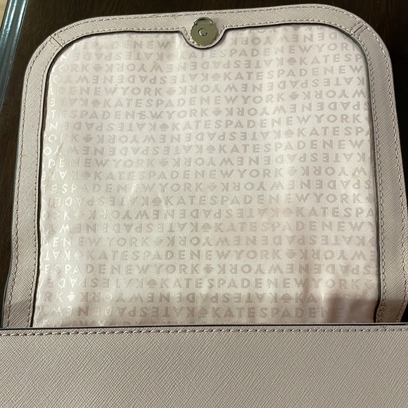 Kate spade blush pink purse Diamond studs girly - Picture 7 of 7